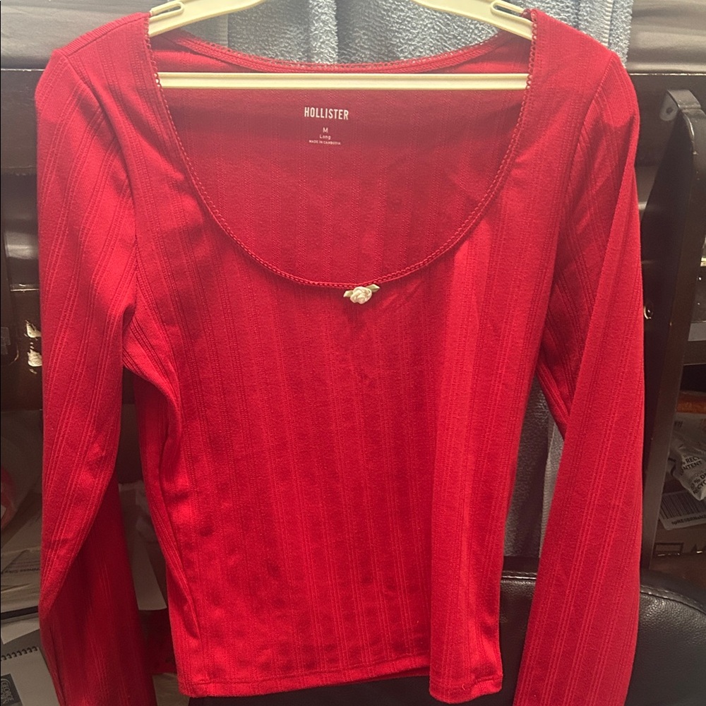 Hollister Scarlet Long Sleeve Tee
